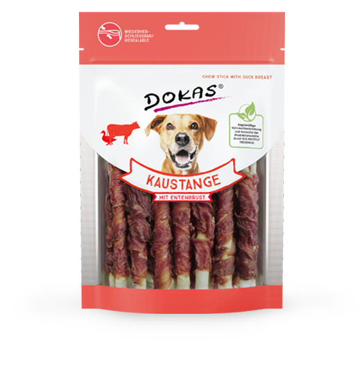 Dokas Dog Snack Kaustange mit Entenbrust 200g